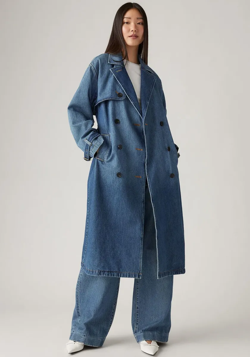 

Длинное пальто Levi's "SPADE TRENCH", со шлевками для ремня, цвет Let'S Get Lost Again