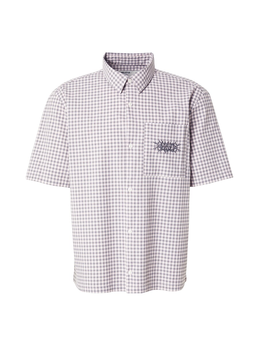 

Рубашка на пуговицах классического кроя HOLLISTER, Dark brown