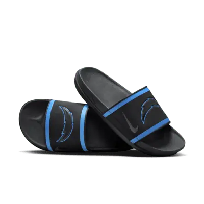 

Шлепанцы Nike Offcourt (NFL Los Angeles Chargers) Slide, цвет Black/Italy Blue/University Gold/Anthracite
