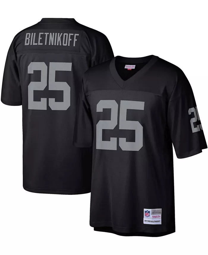 

Мужская реплика ретро-джерси Fred Biletnikoff в черном цвете, Las Vegas Raiders, из коллекции Retired Player Legacy Mitchell & Ness