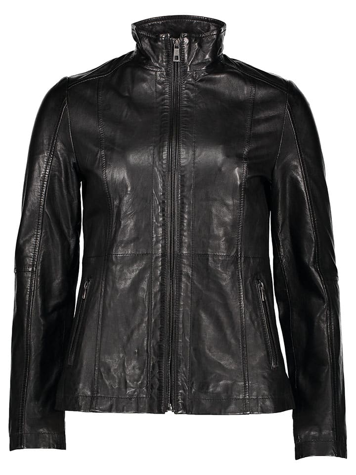 

Кожаная куртка Bugatti, черный