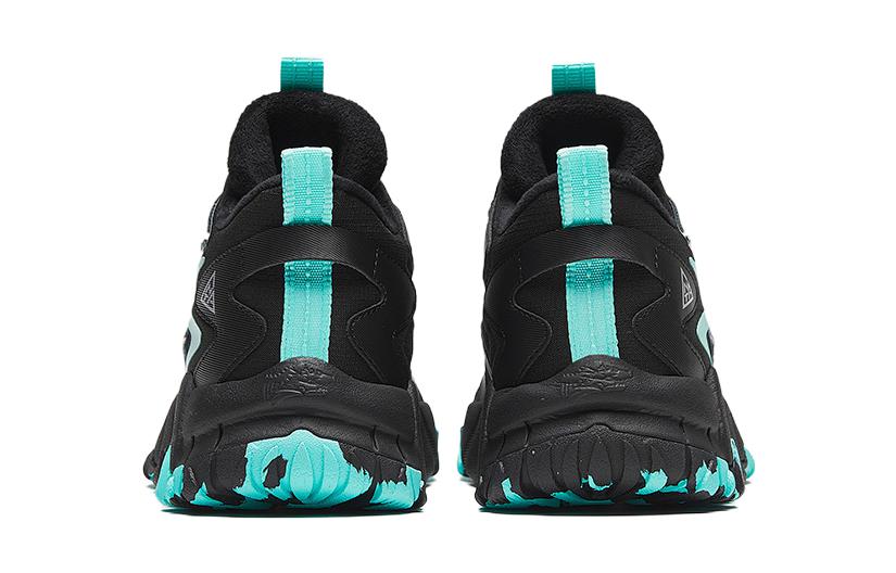 Antakids Детские кроссовки Peak Climbing 2.0 с низким верхом, устойчивые к истиранию, цвет: черный, флуоресцентный, аквамариновый — фото 4