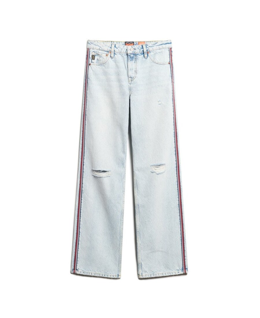 

Джинсы Superdry Wide leg Jeans, цвет blue denim/light blue