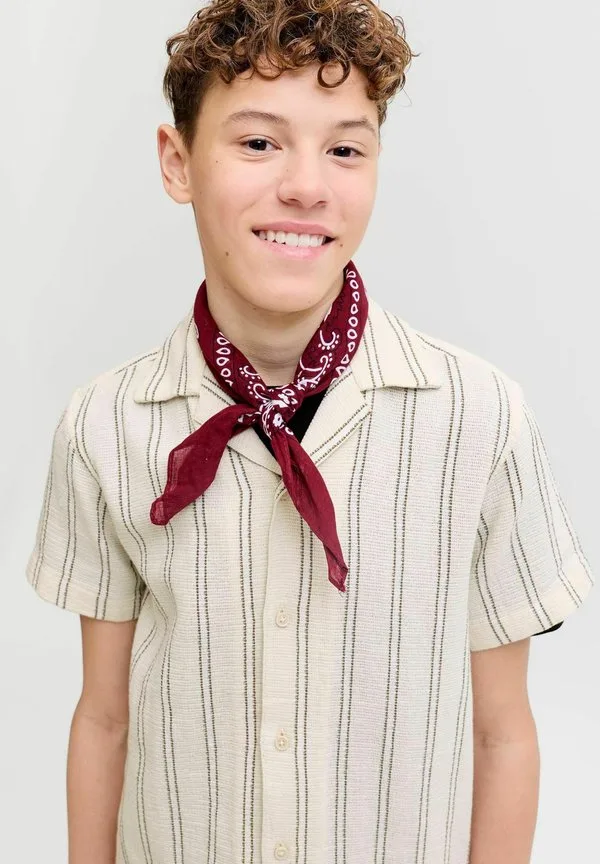Hemd hemd junior рубашка Jack & Jones Junior, Antique White — фото 4