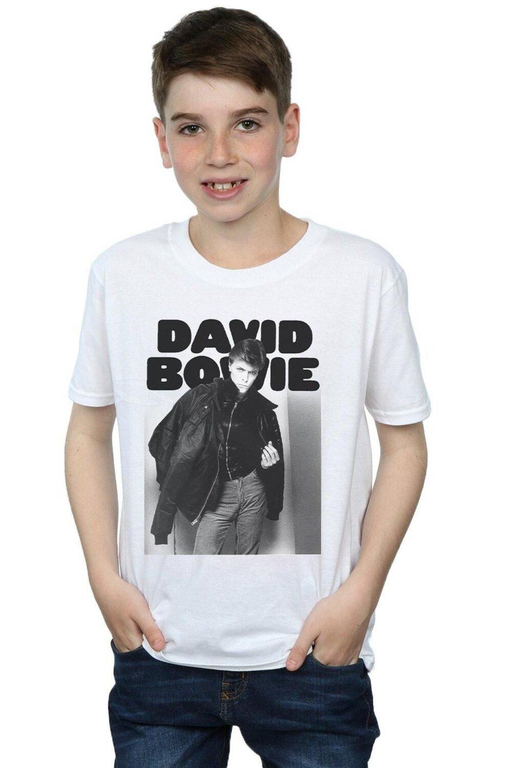 

Куртка-футболка с фотографией David Bowie, белый