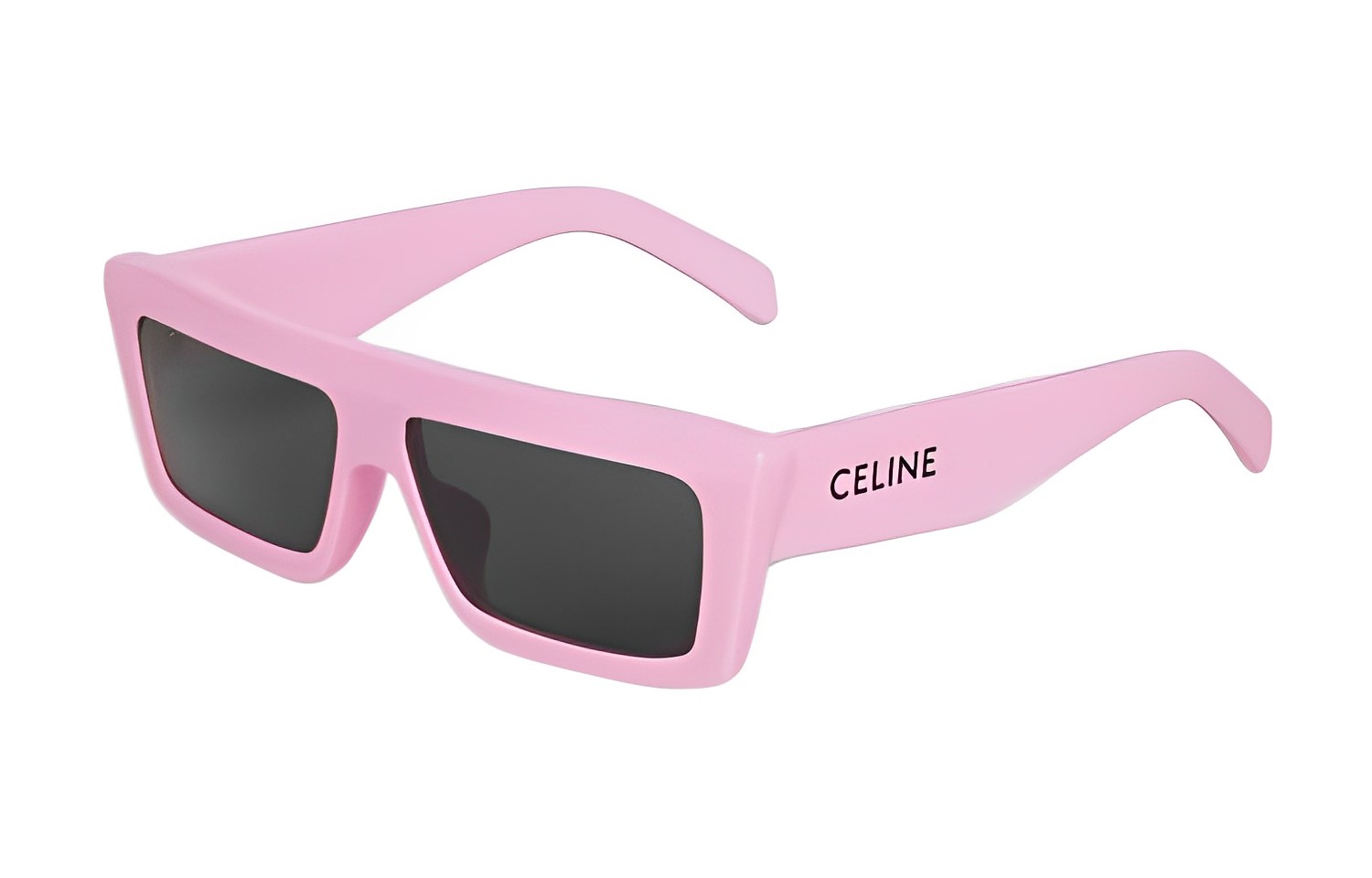 CELINE Прямоугольная оправа для солнцезащитных очков унисекс розовая, Pink — фото 3