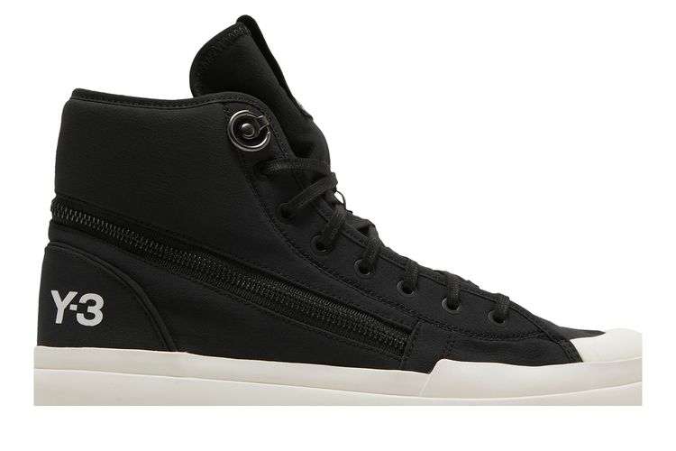 Кроссовки Y-3 Ajatu Court High 'Black White', черный — фото 2