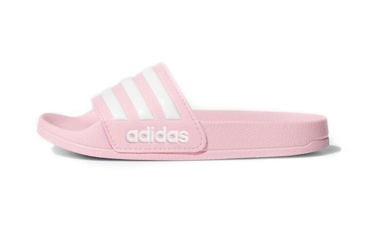 

Детские шлепанцы серии Adilette Kids розовые/белые Adidas