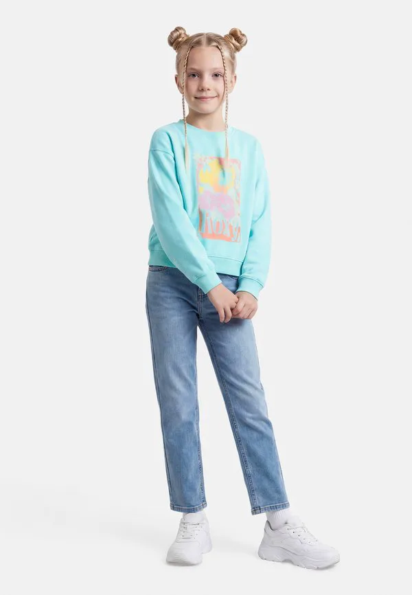 Толстовка lneup crew Roxy, Turquoise