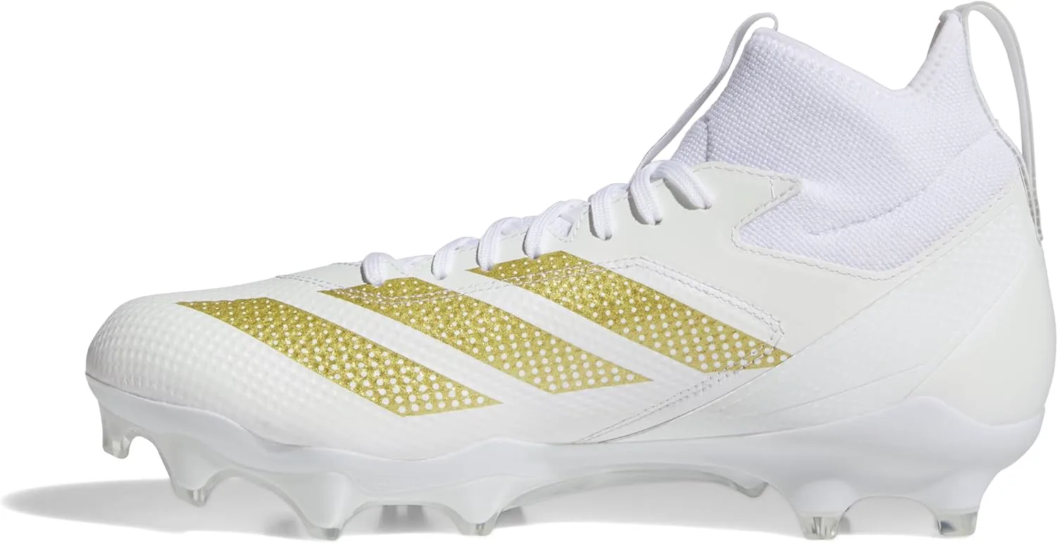 

Футбольные бутсы Adidas Adizero Impact для взрослых, унисекс, белый/металлик