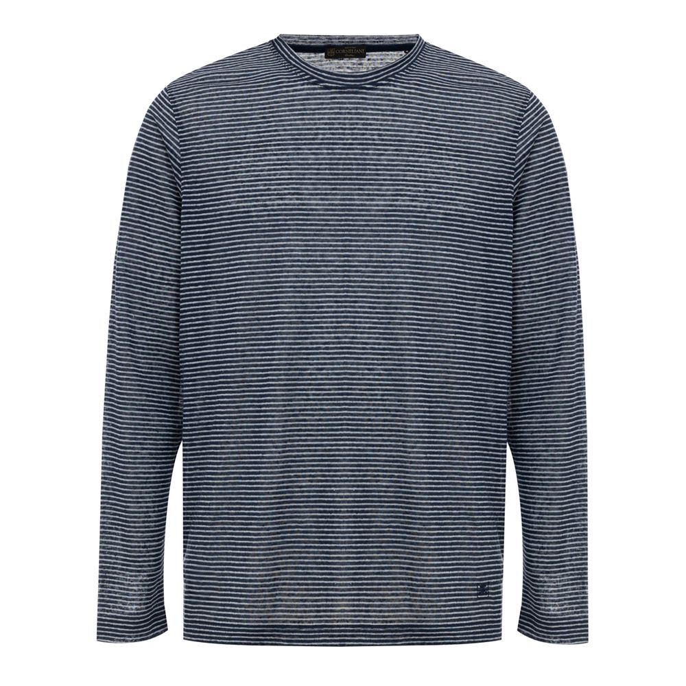 

Синяя льняная одежда Corneliani