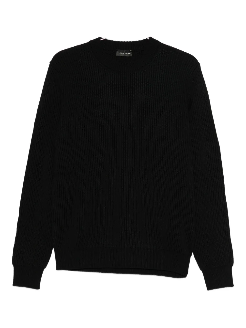 

Джемпер из мериносовой шерсти Roberto Collina, черный