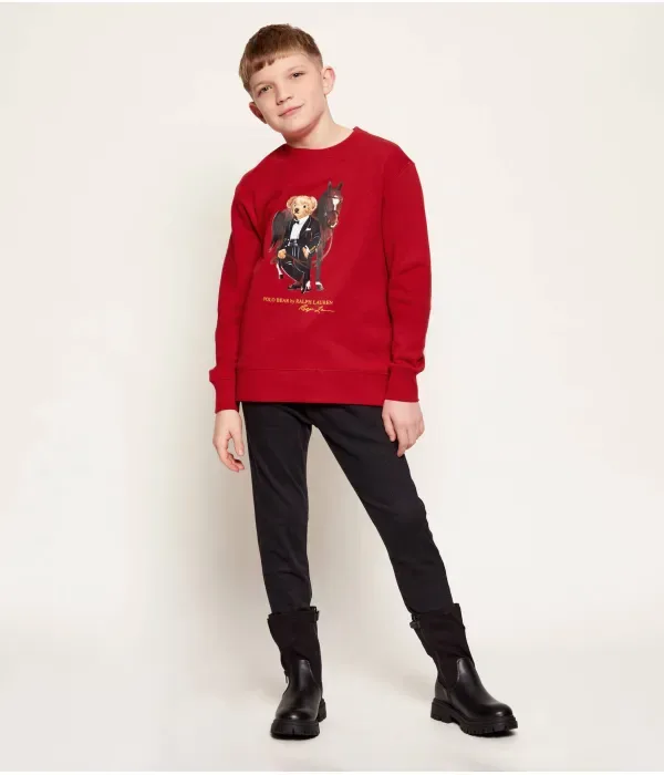 Толстовка TERRY regular fit Polo Ralph Lauren, красный — фото 2