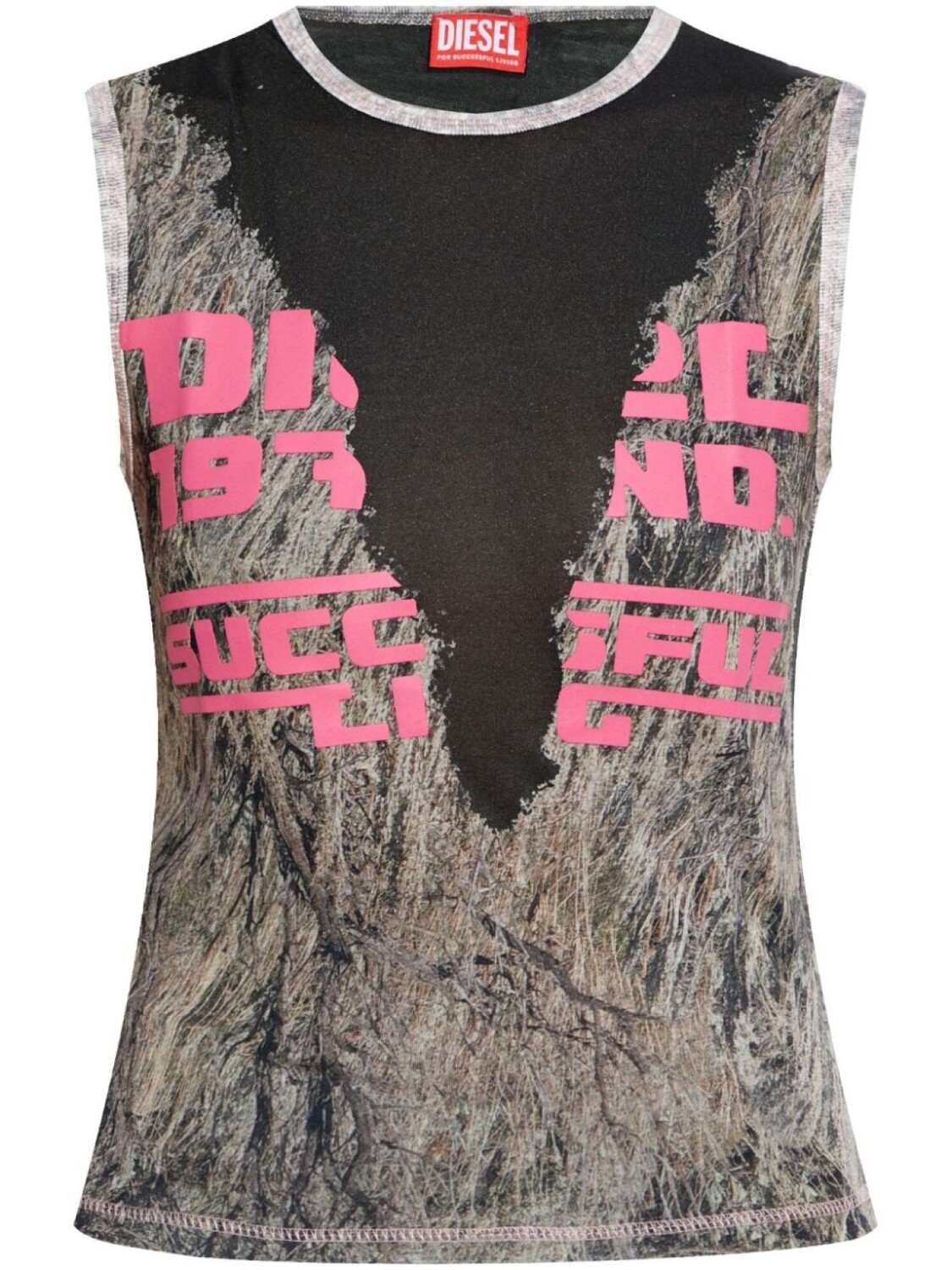 

Diesel майка T-Melya, серый