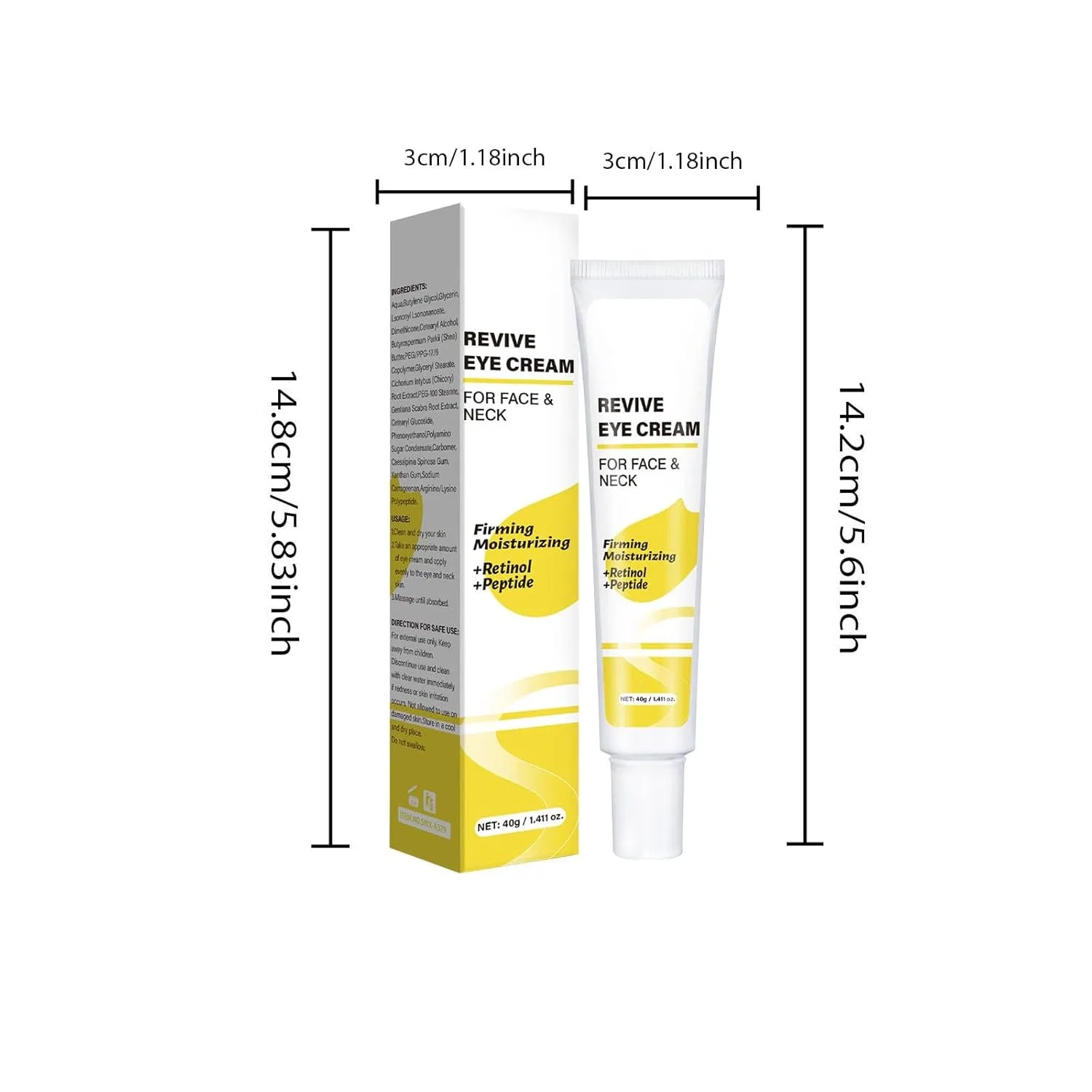Крем для глаз с ретинолом «Revive Eye Cream» Generisch, 3Pc — фото 3