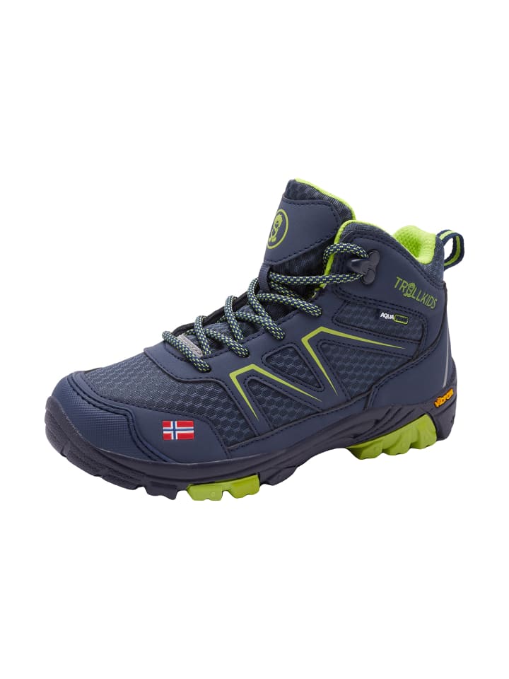 

Походная обувь Trollkids Wanderschuh Hiker Mid Skarvan, темно-синий