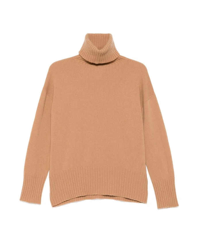 

Пуловер из верблюжьего шелка и нейлона Alysi, коричневый