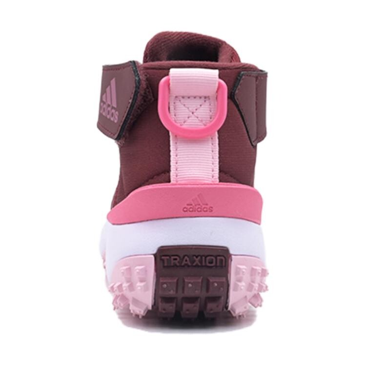 Fortatrail Kids Кроссовки детские низкие красные/розовые Adidas, темно-красный/фиолетовый/розовый — фото 4