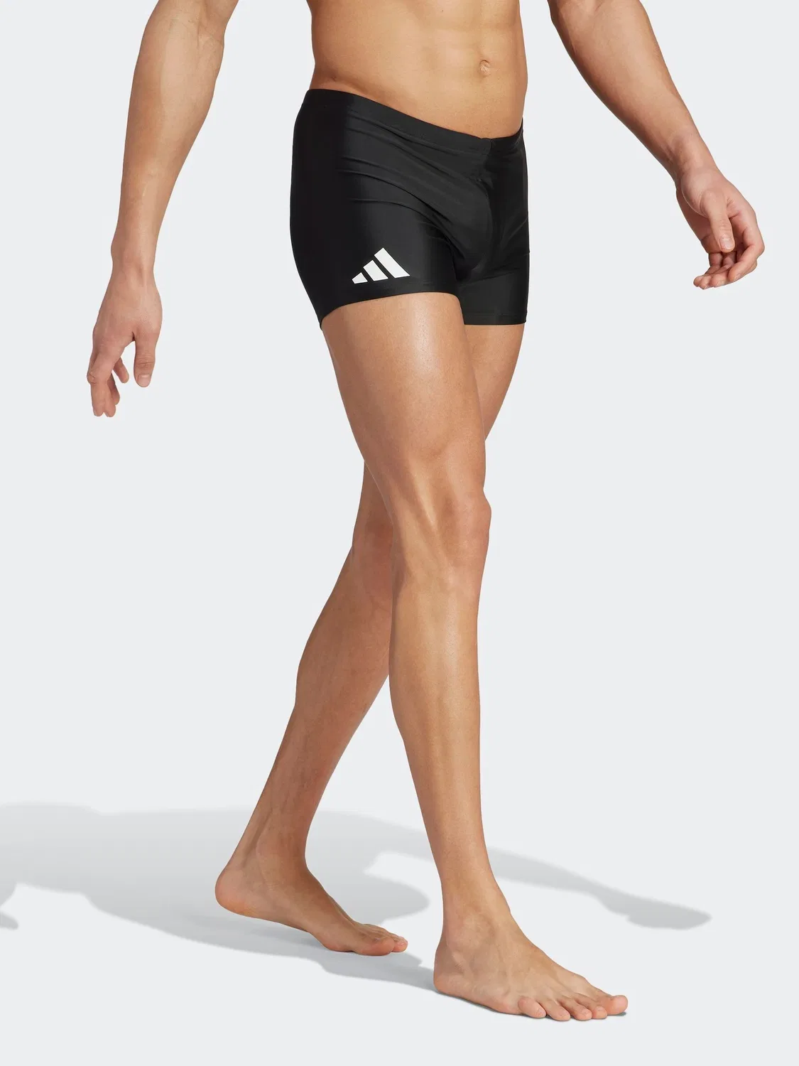 Плавки, solid adidas Black Swim Boxers adidas, черный — фото 3