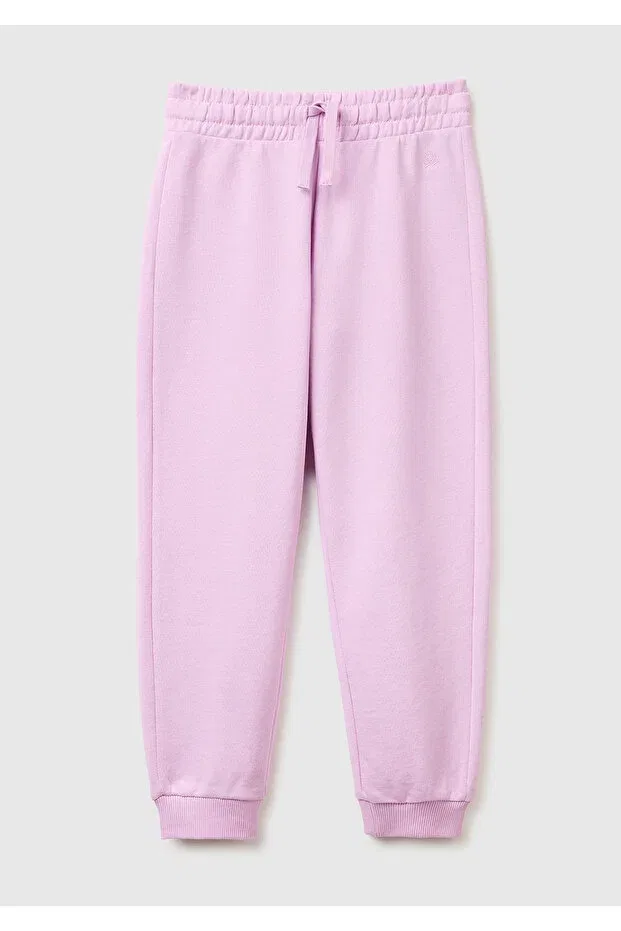 Детские спортивные штаны для девочек с принтом United Colors Of Benetton, Pink
