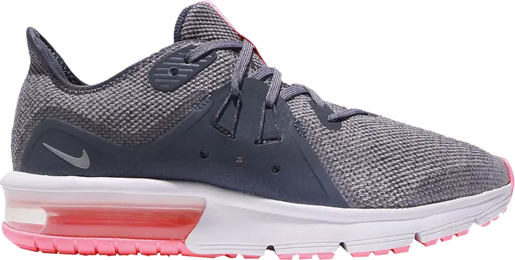 

Кроссовки Nike Air Max Sequent 3 GS 'Light Carbon', серый