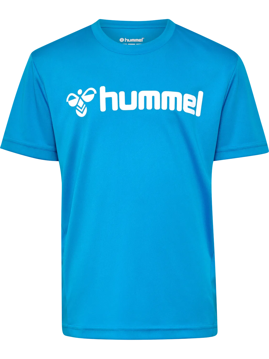 Детская спортивная футболка с коротким рукавом hummel, синий