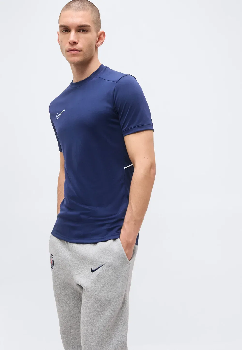 Клуб ПСЖ - клубная одежда Nike Performance, Dark Grey Heather/Midnight Navy — фото 4
