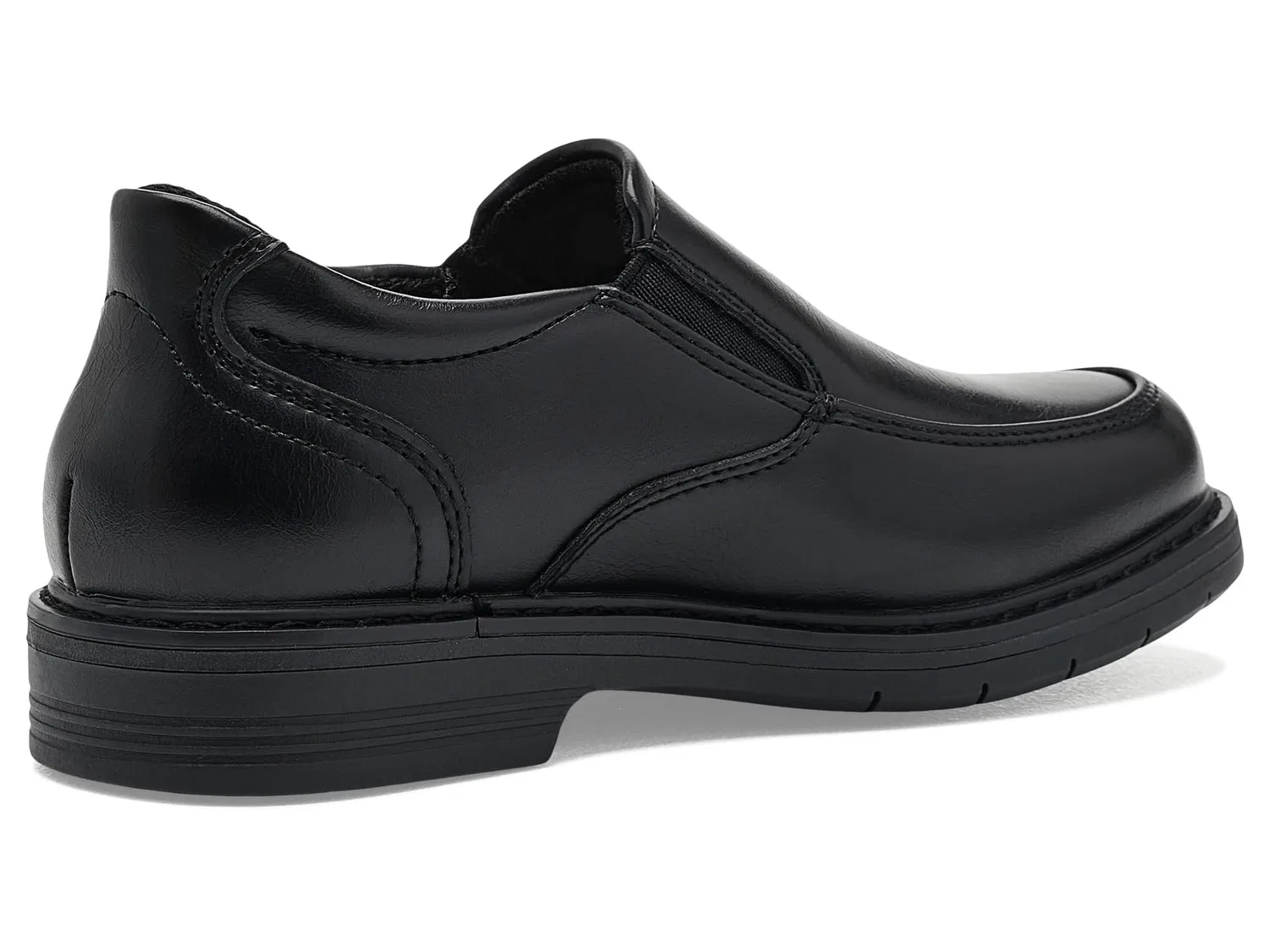 Лоферы без шнуровки High-rise Moc Toe Slip, Jr. Hands-free (для малышей, маленьких и больших детей) Florsheim Kids, Black — фото 4