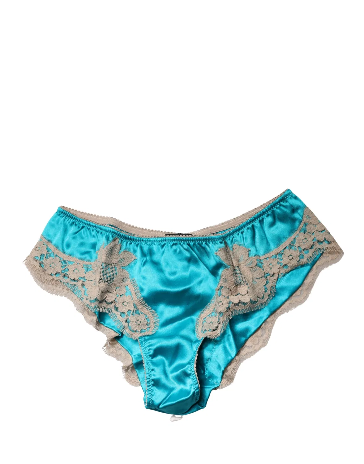 Женские трусы-слипы с цветочным кружевом, Blue, Dolce & Gabbana — фото 3