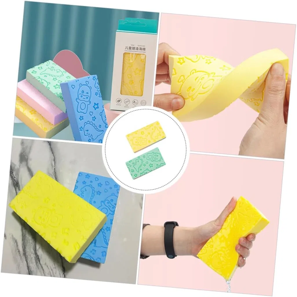 Мочалка для душа PVA Exfoliating Sponge, VICASKY, 2 шт, 13x7x3 см — фото 4