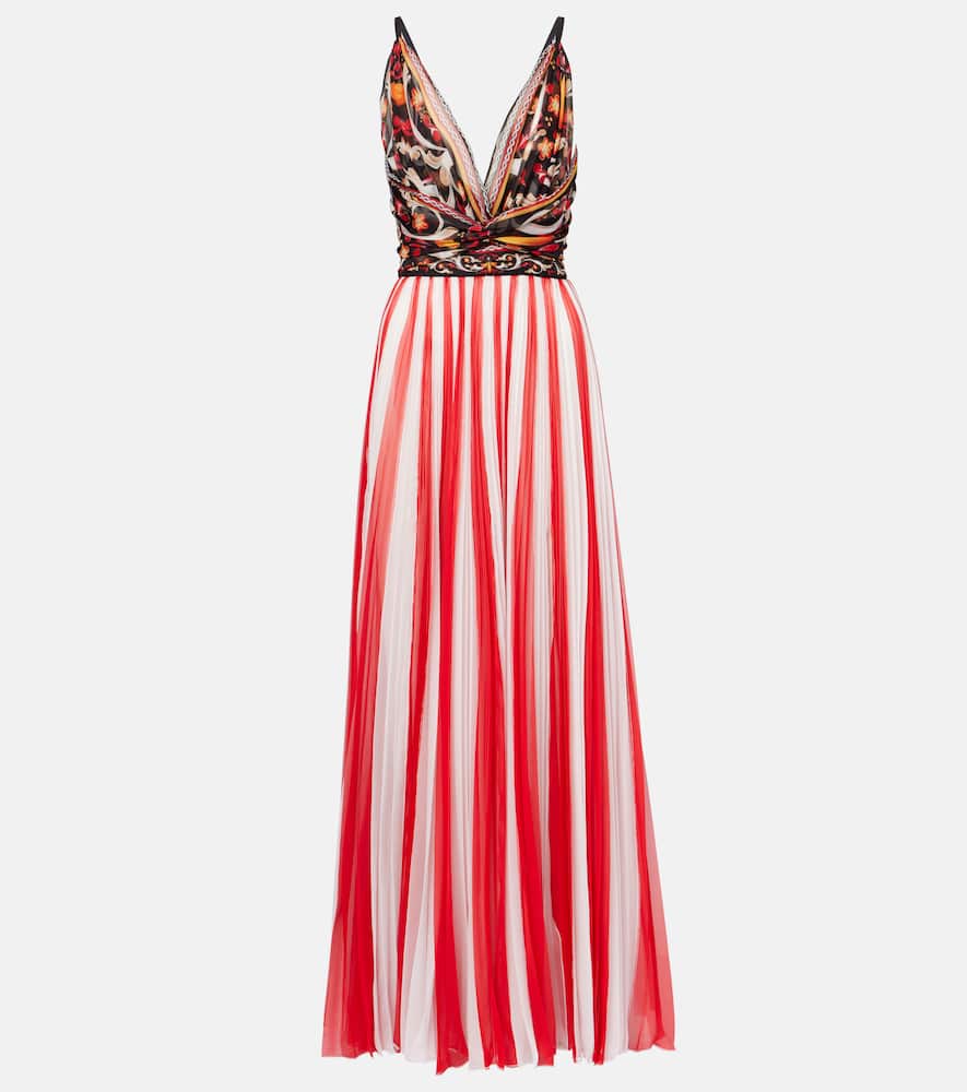 

Печатное макси-платье Dolce&Gabbana, HH5TV