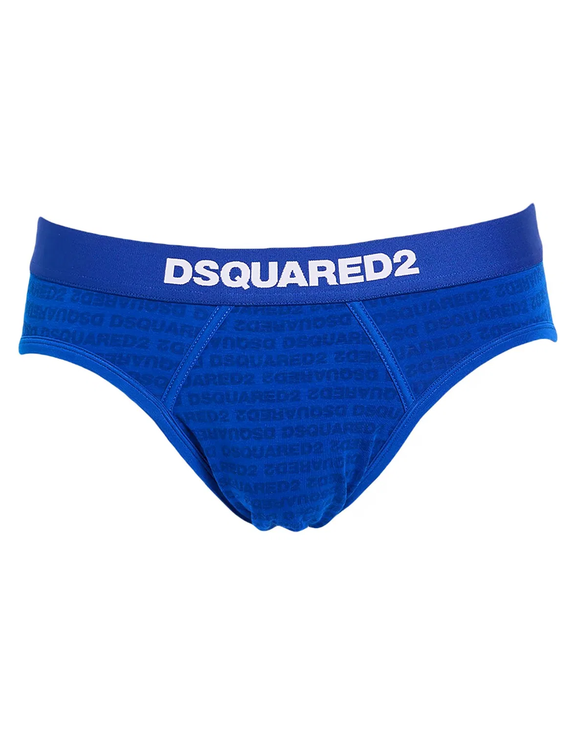 Мужские трусы-боксеры с принтом Dsquared2, синий