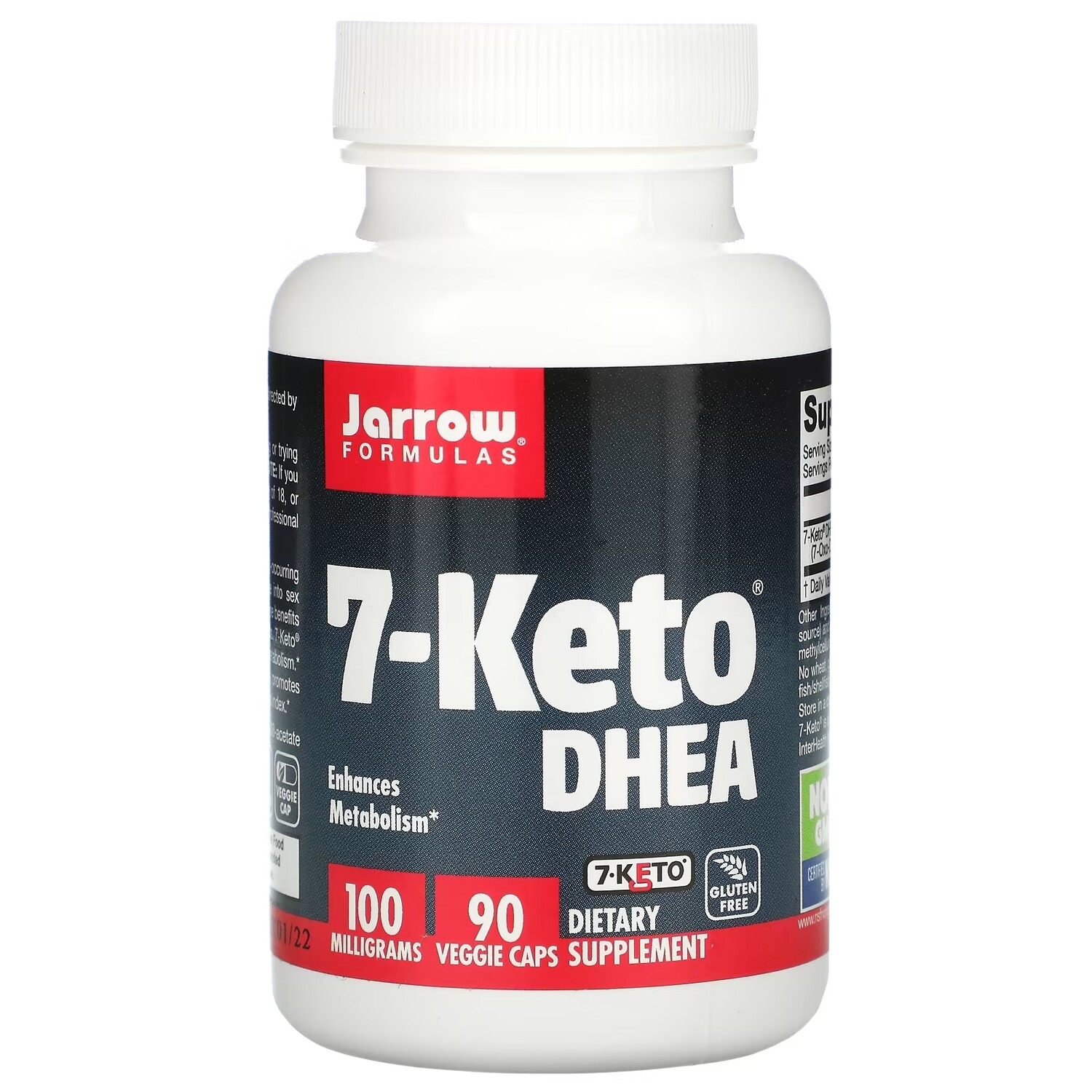 

Jarrow Formulas 7-Keto ДГЭА 100 мг, 90 вегетарианских капсул