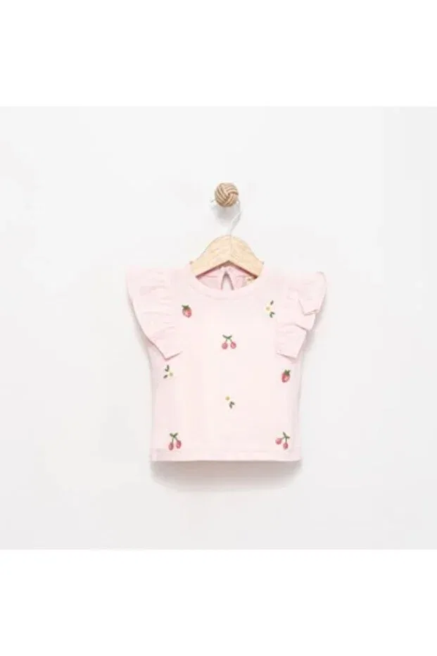 Детская футболка хлопковая Babydoll, Pink
