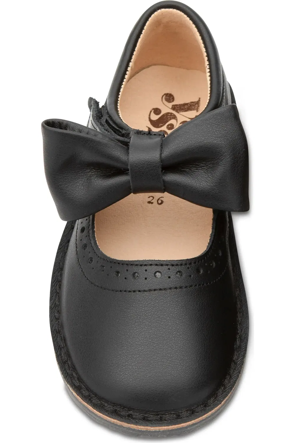Детские сандалии Mary Jane с тиснением Martha Bow Young Soles, черный — фото 4