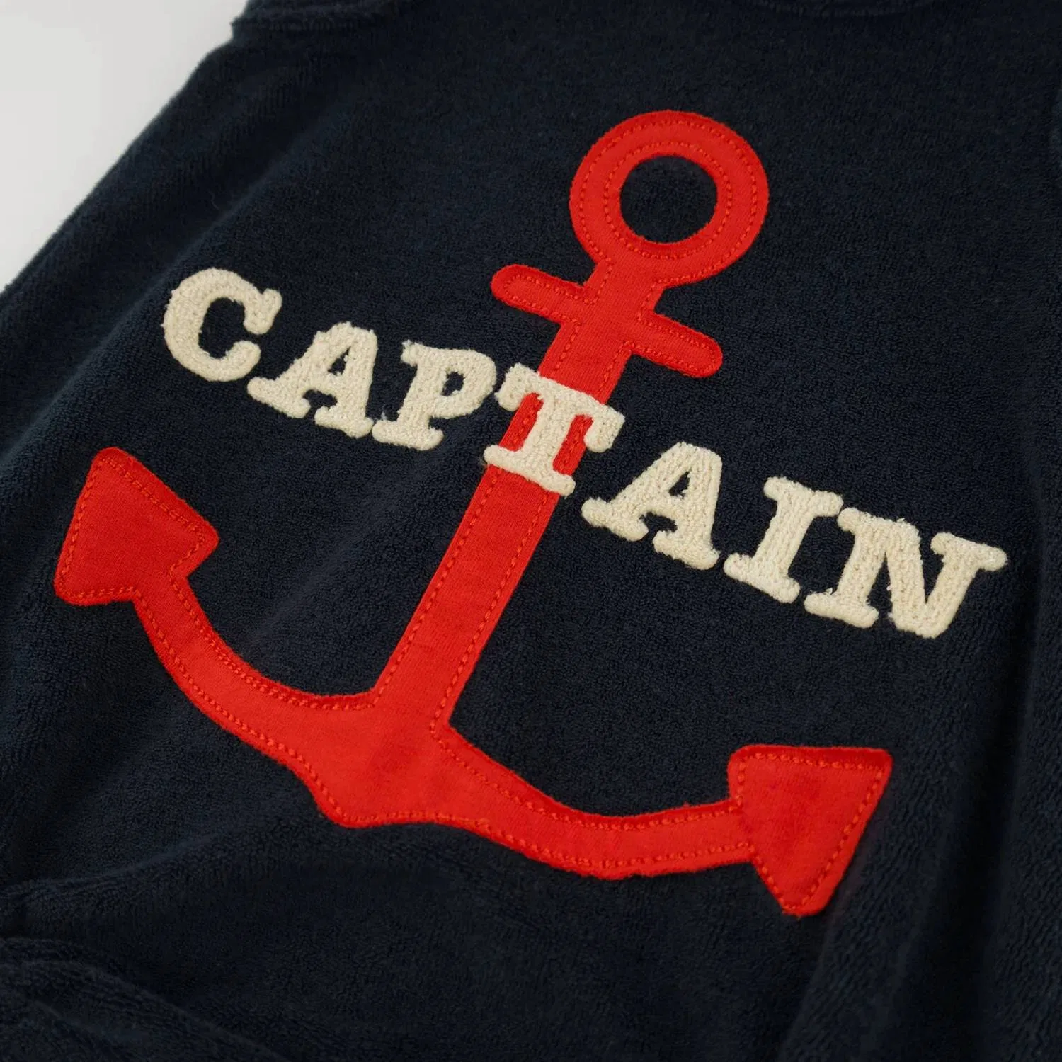 Детский боди-комбинезон с аппликацией якоря Captain With Anchor Applique Bubble oh baby!, темно-синий — фото 3