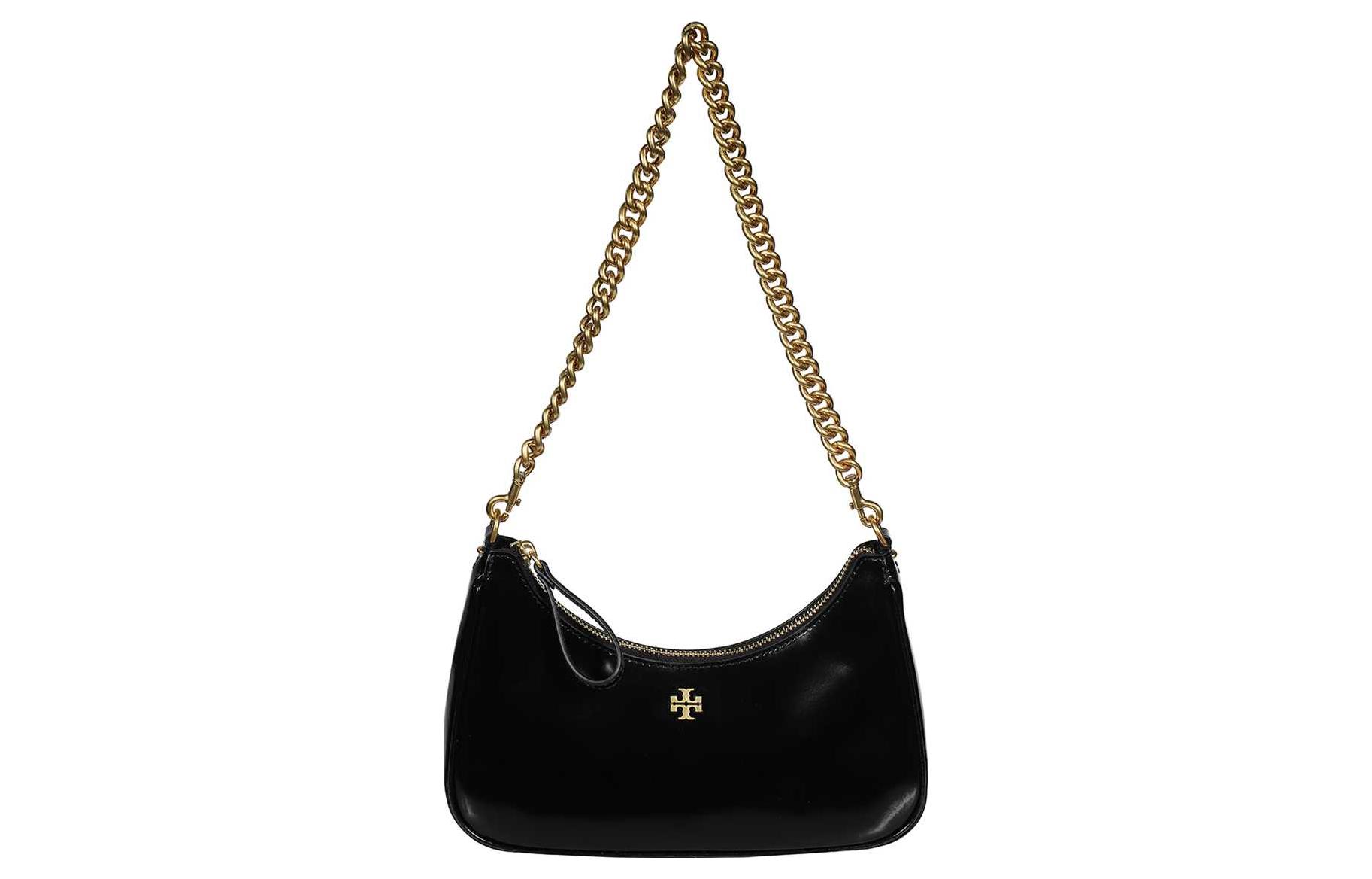 

TORY BURCH Сумка MERCER Leather Crescent, сумка через плечо, женская, черная