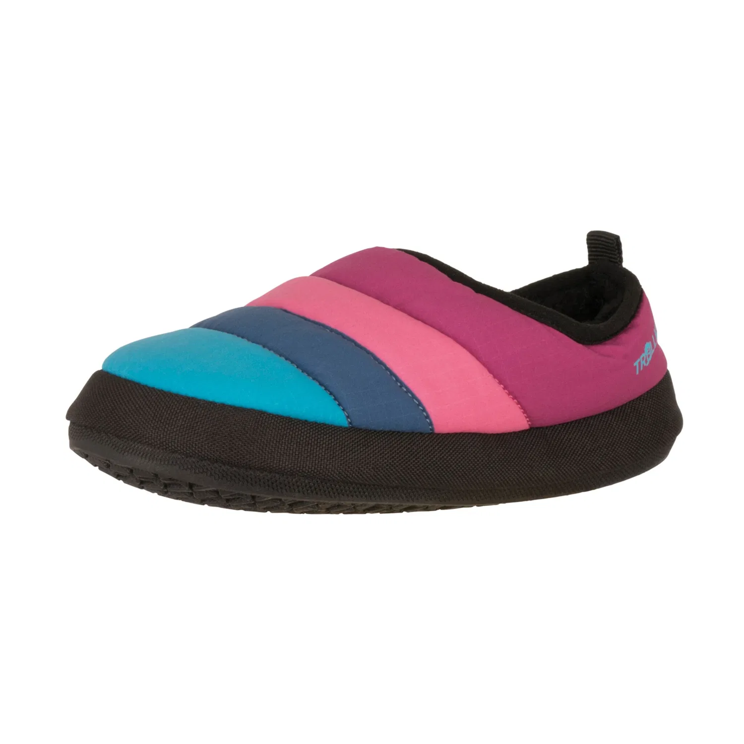Детские комнатные тапочки с мехом TROLLKIDS, Bright Berry/Light Magenta/Madeira Blue