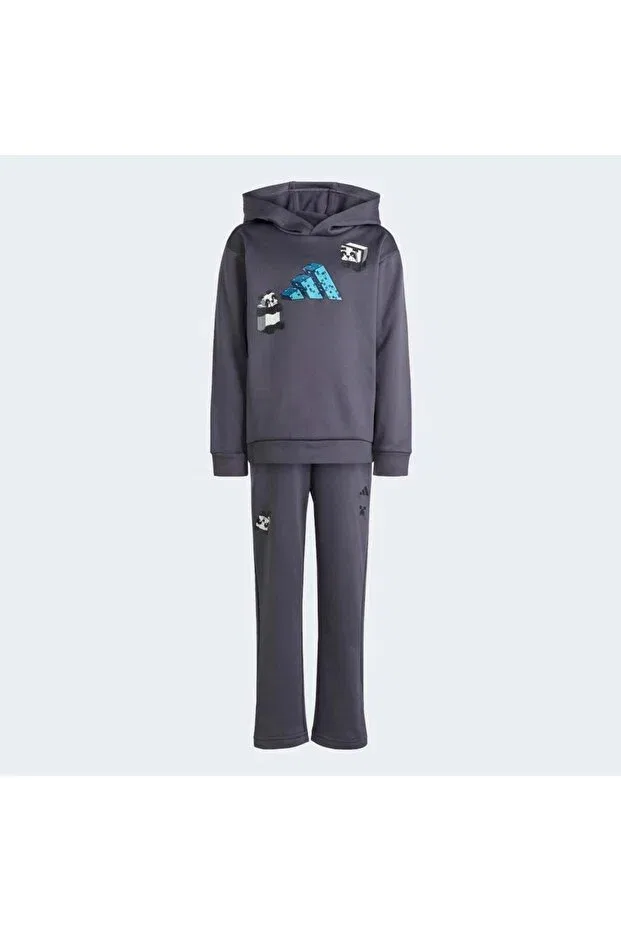 Детский спортивный комплект для девочек с капюшоном Adidas, Auon — фото 3