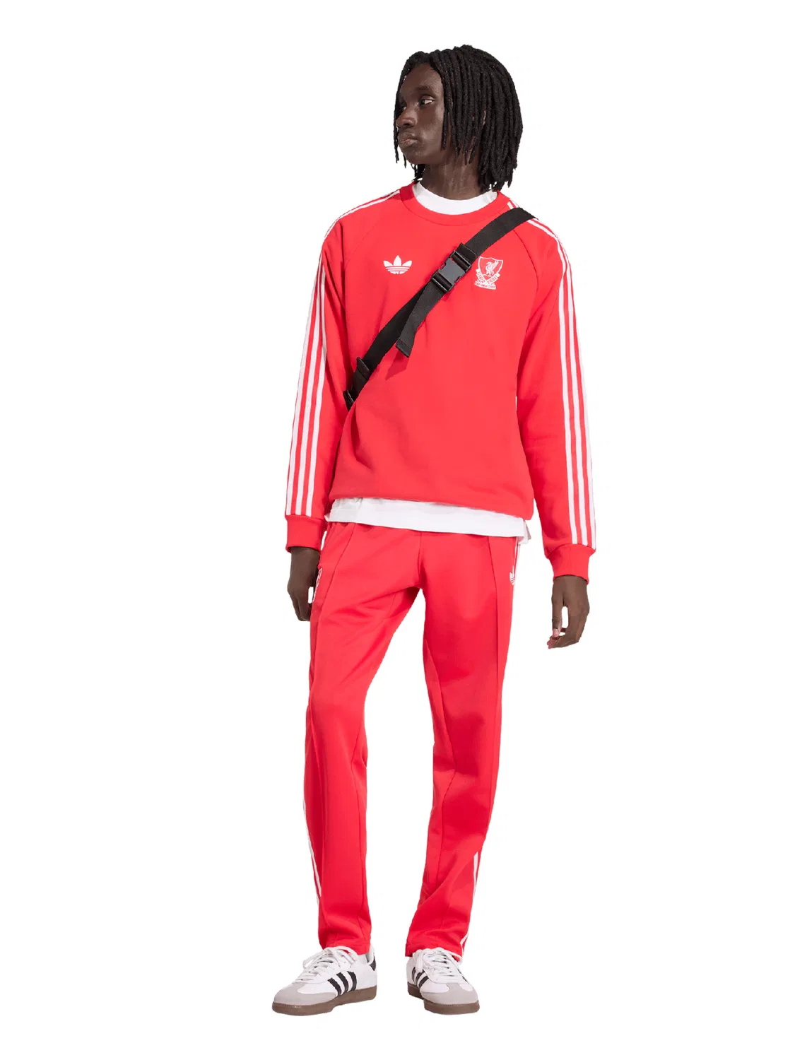 Спортивная толстовка Adidas Performance LFC, розово-оранжевый — фото 4