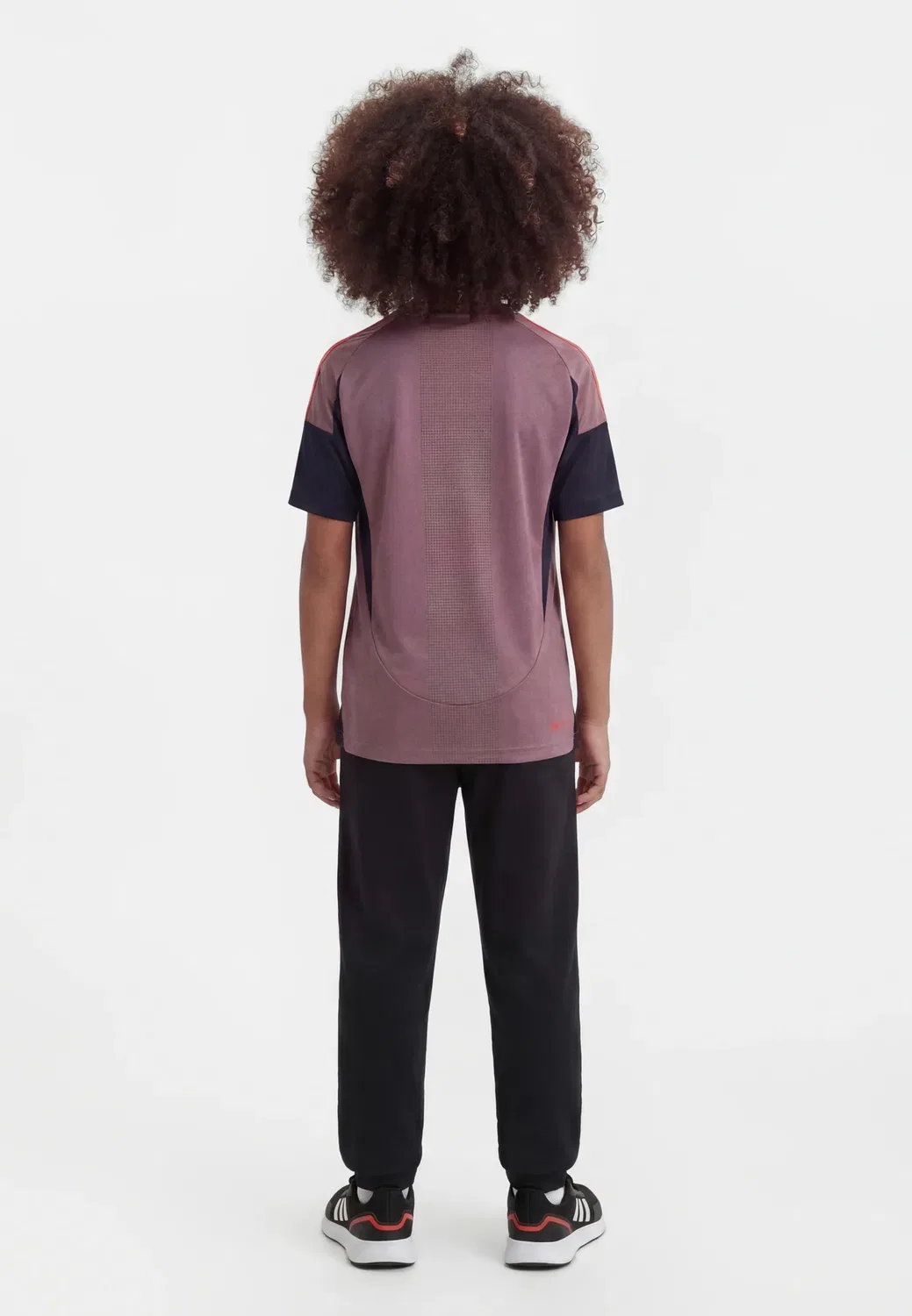 Футболка унисекс для тренировок в Кубке Баварии Adidas Performance, Shadow Fig/Legend Ink — фото 2