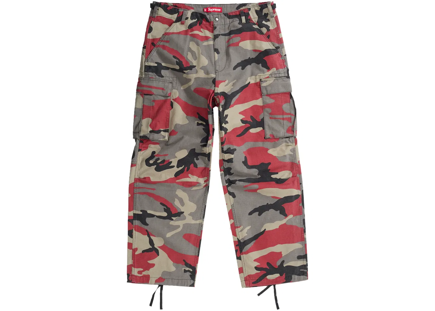 Мужские карго-брюки с принтом Supreme Pant (SS26), Red Camo