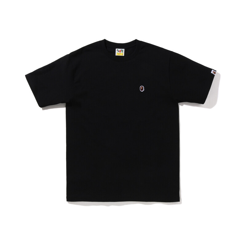 

Футболка BAPE Ape Head One Point черная A Bathing Ape, зеленый