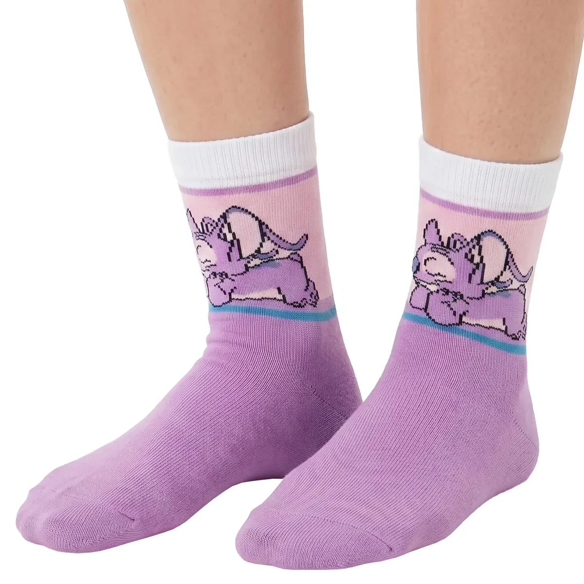 Детские носки с принтом Lilo and Stitch Angel & Stitch 3 Pack, Disney, Multi — фото 4