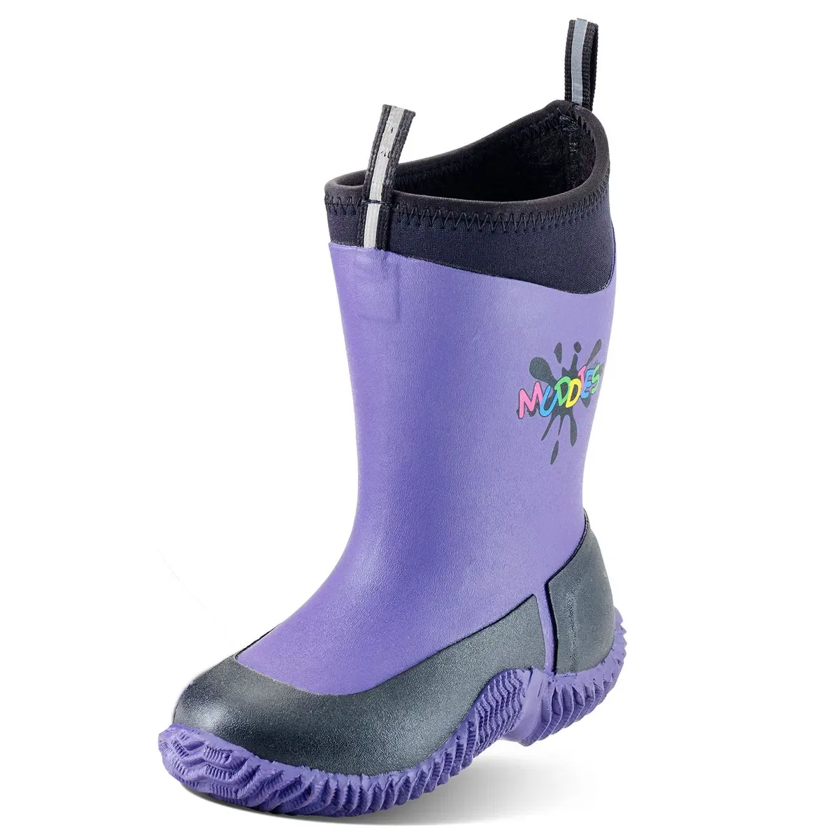 Детские сапоги-веллингтоны из неопрена Muddies Icicle Grubs Boots, Violet — фото 2