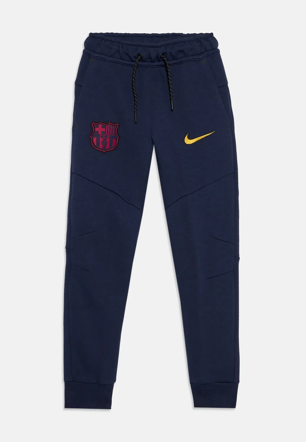 Брюки унисекс для ФК Барселона (FCB) - спортивные штаны Nike Performance, Blackened Blue/Mineral Yellow — фото 3