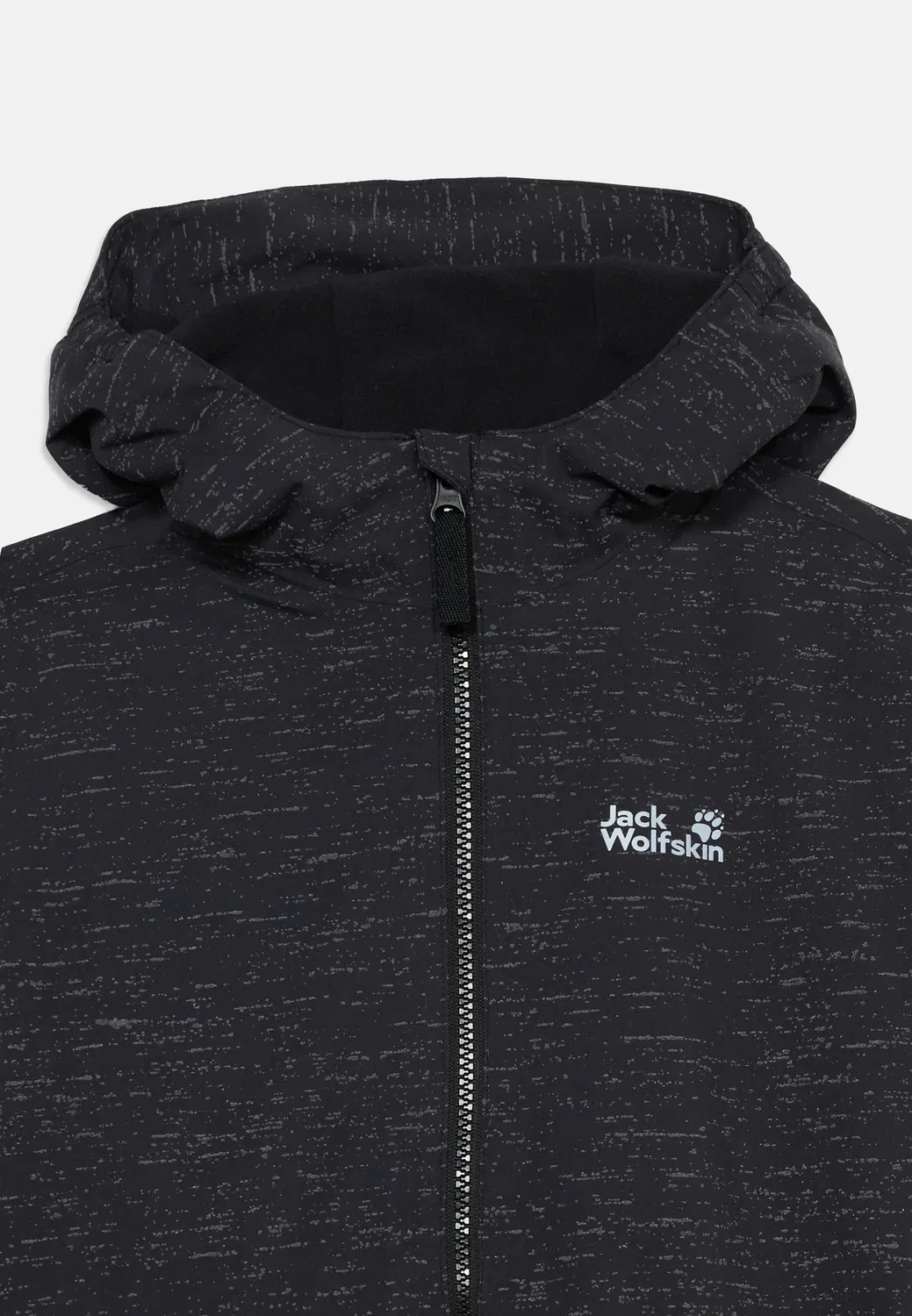 Куртка Go glow унисекс из софтшелла Jack Wolfskin, Black — фото 3