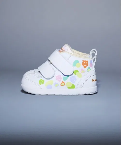 Детские кроссовки с принтом MEXICO 66 FIRST KIDS Onitsuka Tiger, White/Yellow