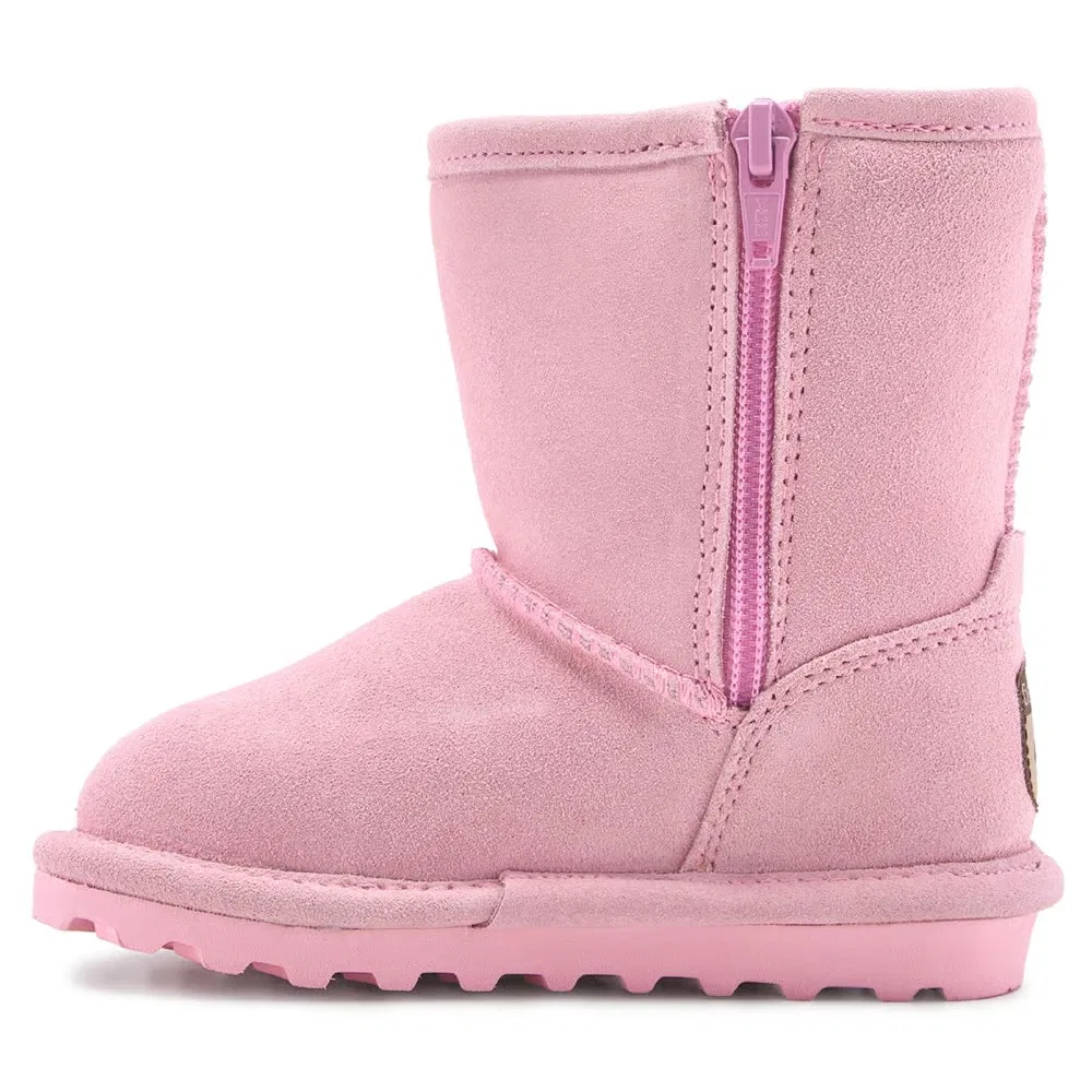 Детские короткие водонепроницаемые ботинки Elle на молнии для малышей Bearpaw, Prism Pink — фото 3