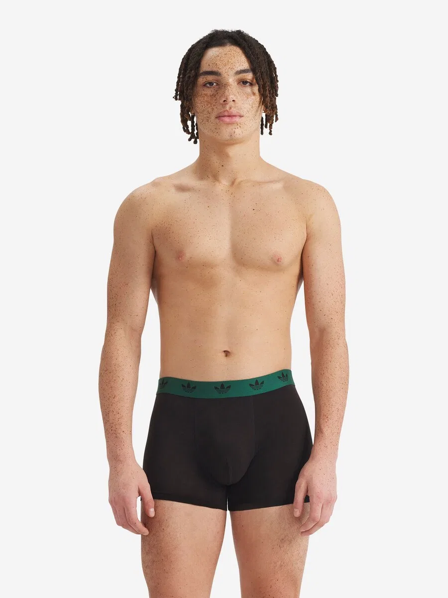 Боксерские шорты ADIDAS ORIGINALS 'Comfort Flex Cotton' черного цвета — фото 2